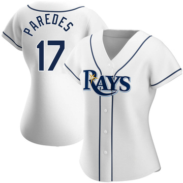 Isaac Paredes Women's Authentic Tampa Bay Rays White Home Jersey