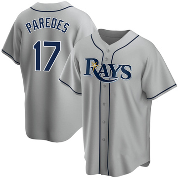 Isaac Paredes Youth Replica Tampa Bay Rays Gray Road Jersey