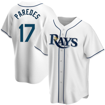 Isaac Paredes Youth Replica Tampa Bay Rays White Home Jersey
