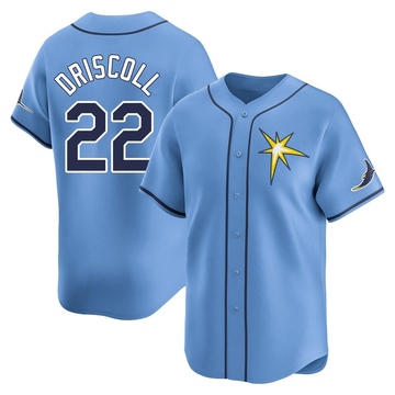 Logan Driscoll Men's Limited Tampa Bay Rays Light Blue Alternate Jersey