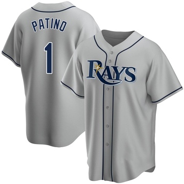 Luis Patino Youth Replica Tampa Bay Rays Gray Road Jersey