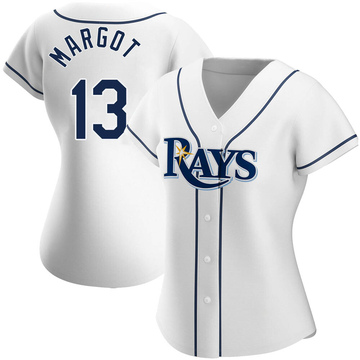Manuel Margot Women's Authentic Tampa Bay Rays White Home Jersey