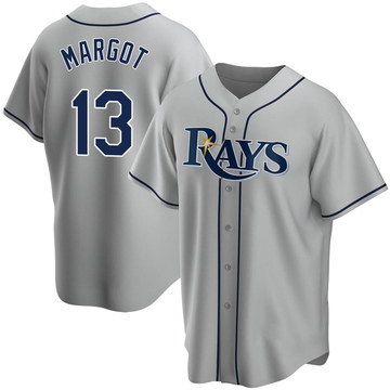 Manuel Margot Youth Replica Tampa Bay Rays Gray Road Jersey