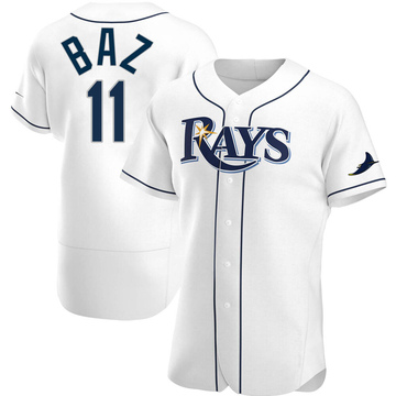 Shane Baz Men's Authentic Tampa Bay Rays White Home Jersey