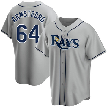 Shawn Armstrong Youth Replica Tampa Bay Rays Gray Road Jersey